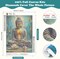 Buddha Diamond Art Kits for Adults, DIY 5D Lotus Diamond Painting Kits for Beginners, Round Full Drill Diamond Dots Paintings, Diamonds Pictures Gem Art for Adults Crafts Home Decor 12x16inch